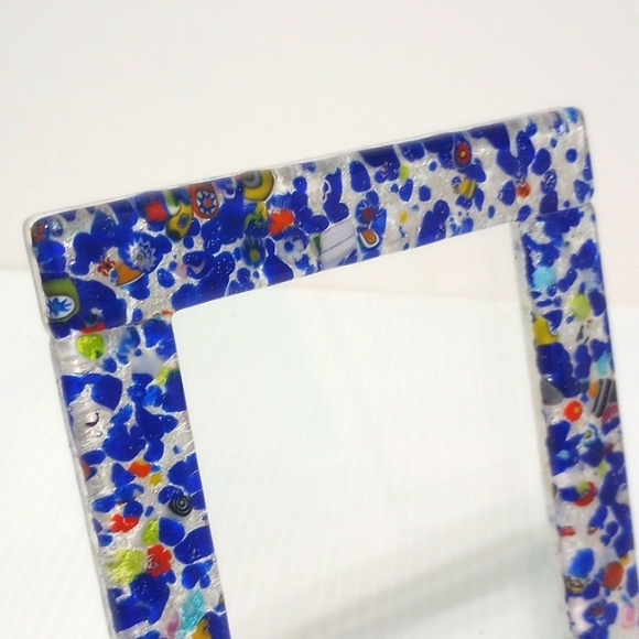 Murano Glass Italia Multicolor Picture Frame - Picture 5 of 10